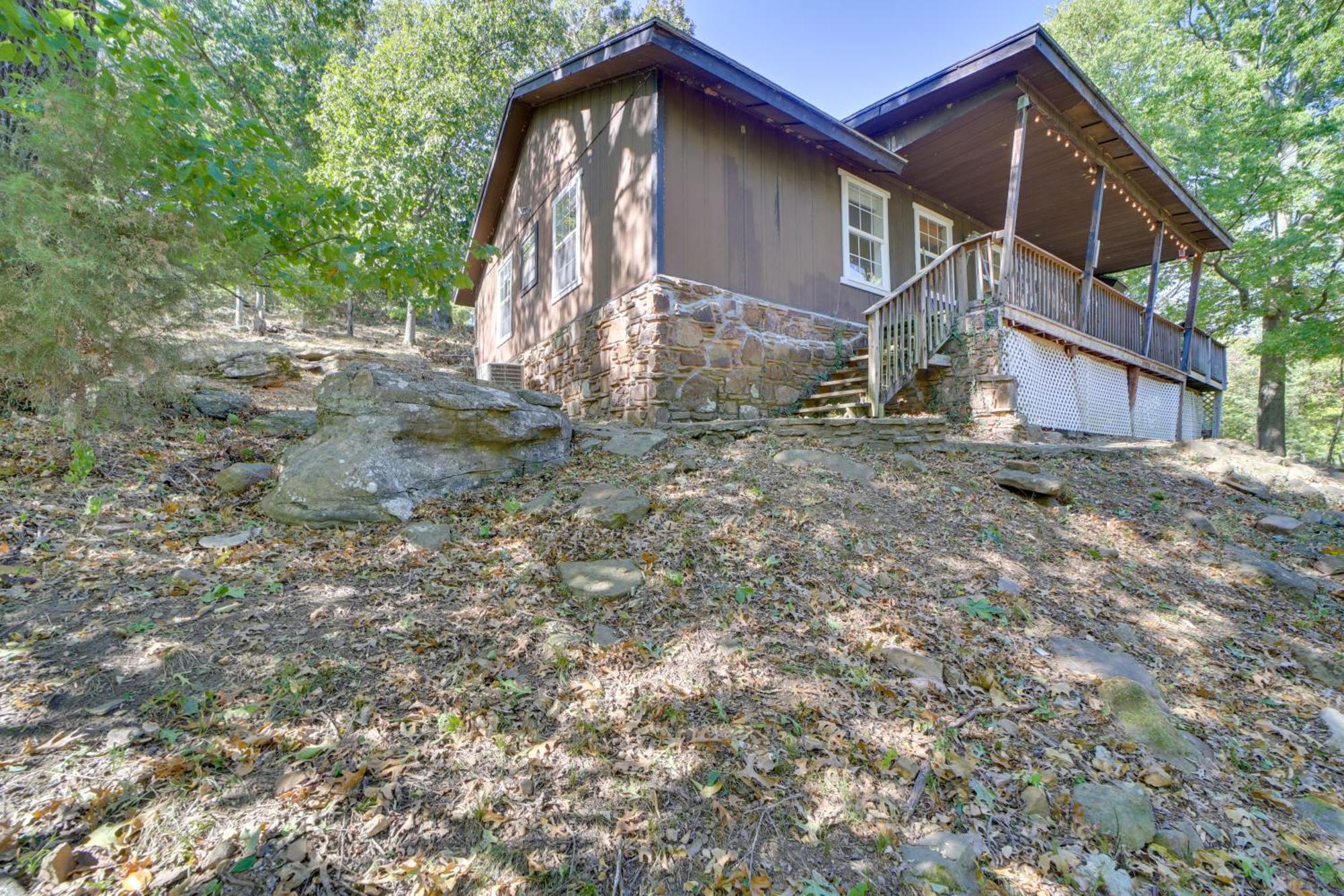 Secluded Vian Retreat Close To Tenkiller Lake エクステリア 写真